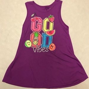 Kids ‘Good Vibes’ flowy tank top